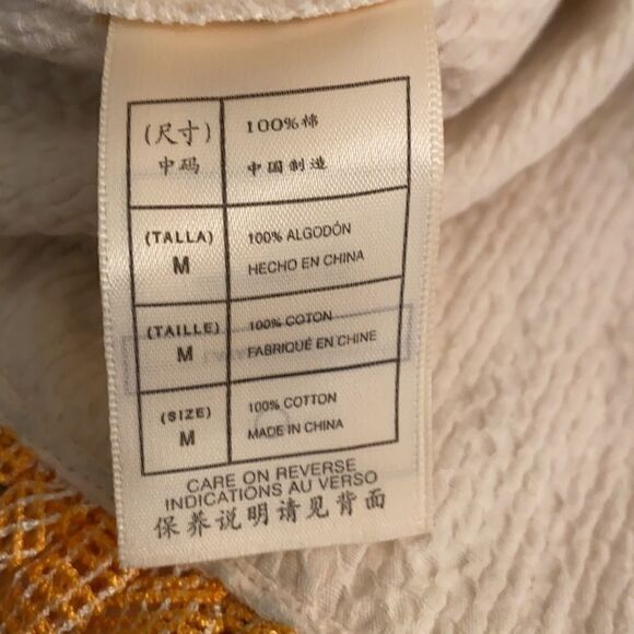 Leon Max Embroidered Cotton Boho Ruffle Sleeveless Artsy Top M - Picture 10 of 12